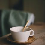 Cozy Coffee Cup on Wooden Table Indoors