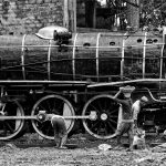 workers, rail, tracks